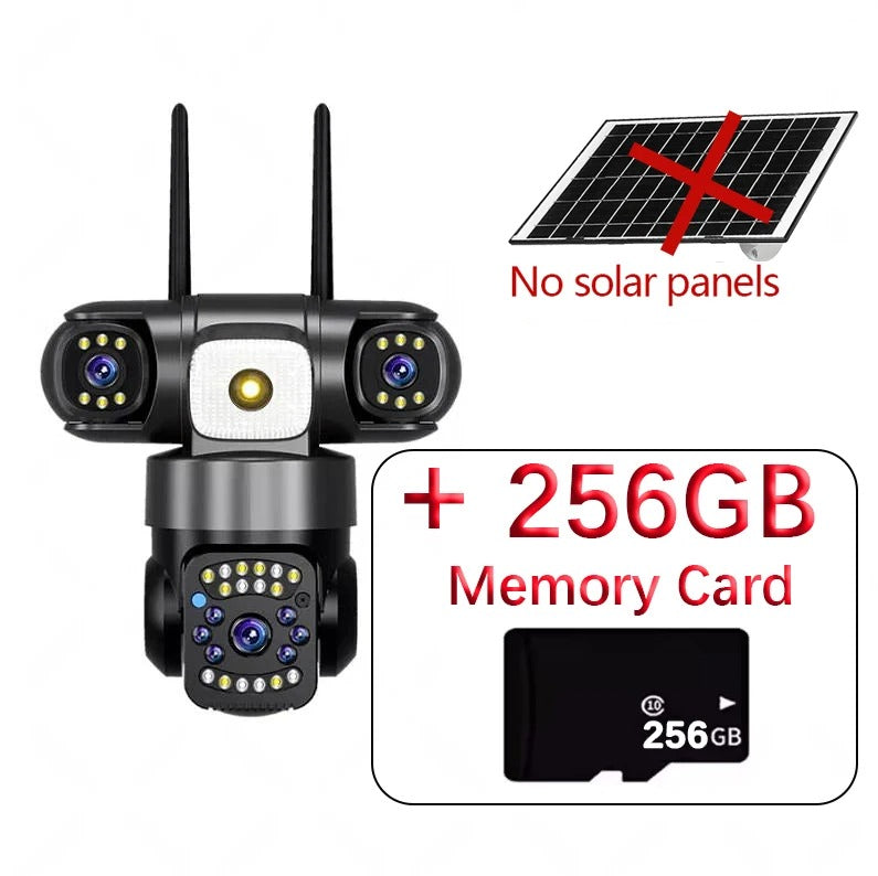 TriGuard SolarVision 8K AI Security Camera