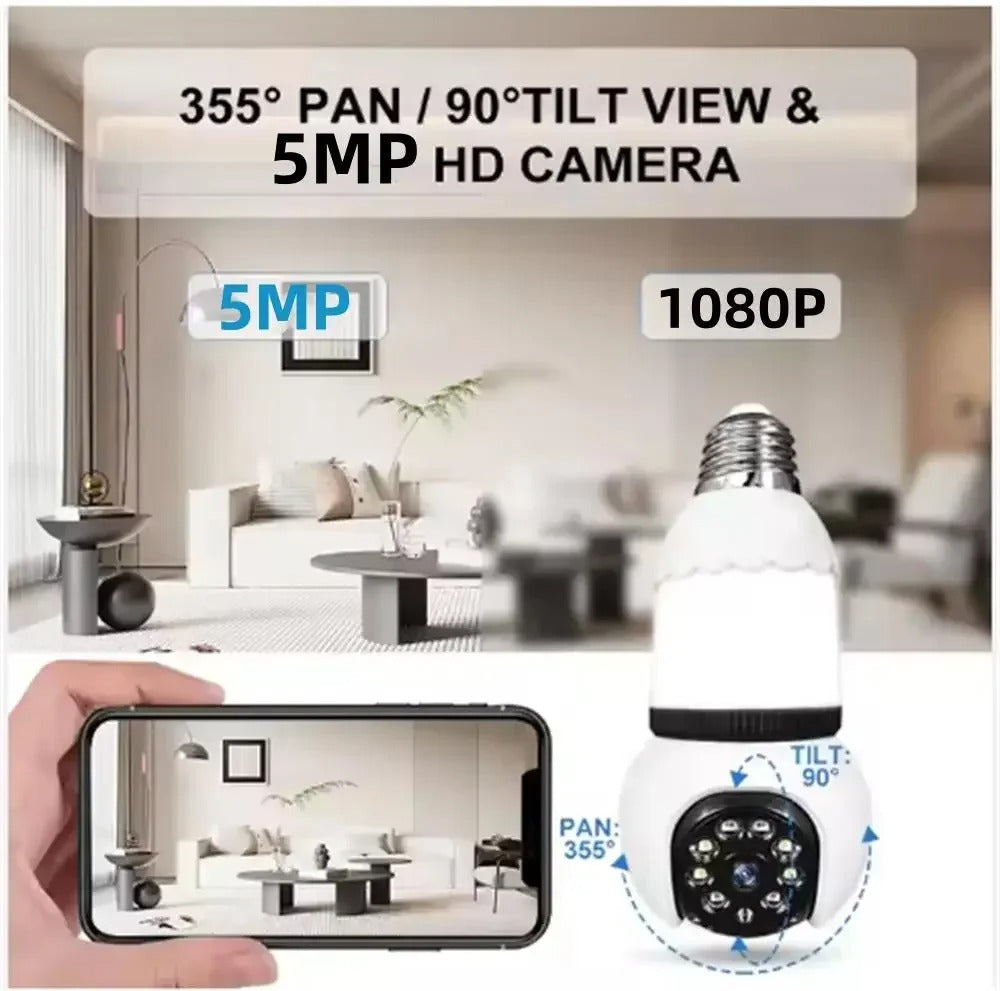 LumaGuard 8X Smart Vision Bulb Cam