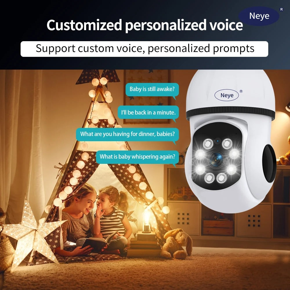 LumaGuard 360 AI Bulb Cam