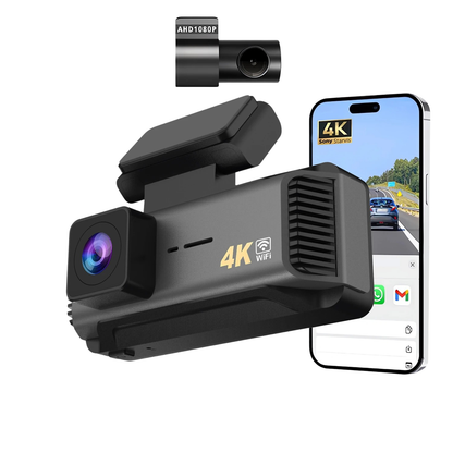 DriveGuard Ultra 4K Smart Dash Cam