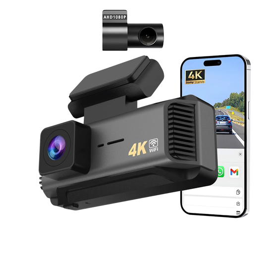 DriveGuard Ultra 4K Smart Dash Cam