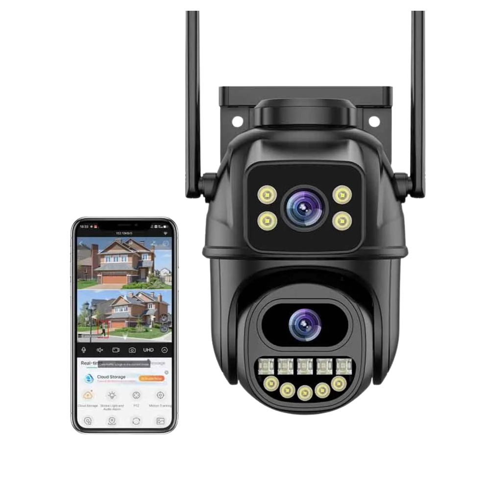 AegisVision™ 8MP Dual-Lens SmartGuard PTZ Camera