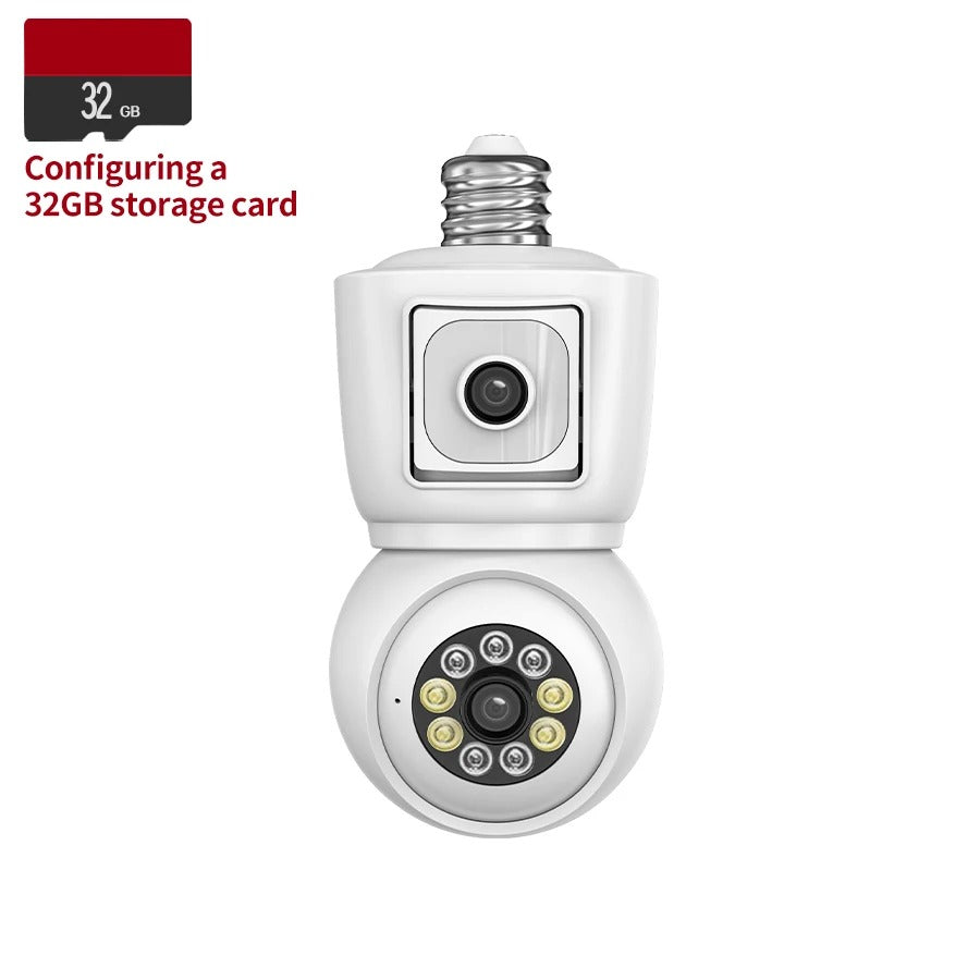 LumiGuard DuoView™ Smart Bulb Camera
