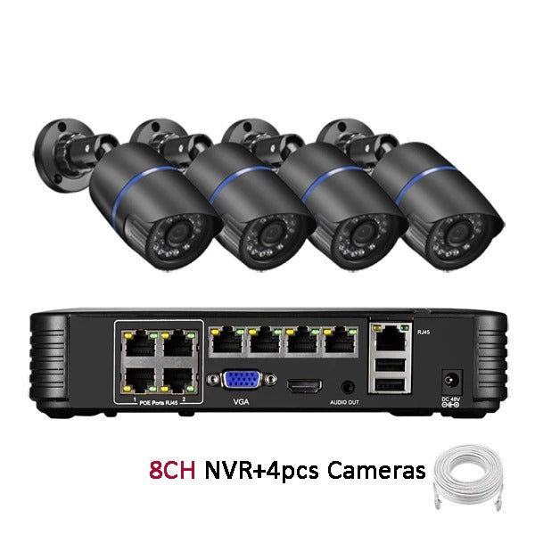 entraGuard AI 8MP Smart Surveillance System