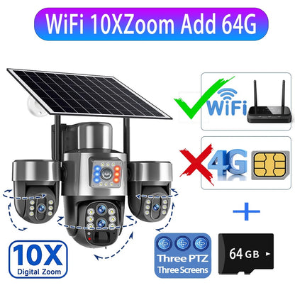 SentinelX 6K TriVision Smart Security Camera