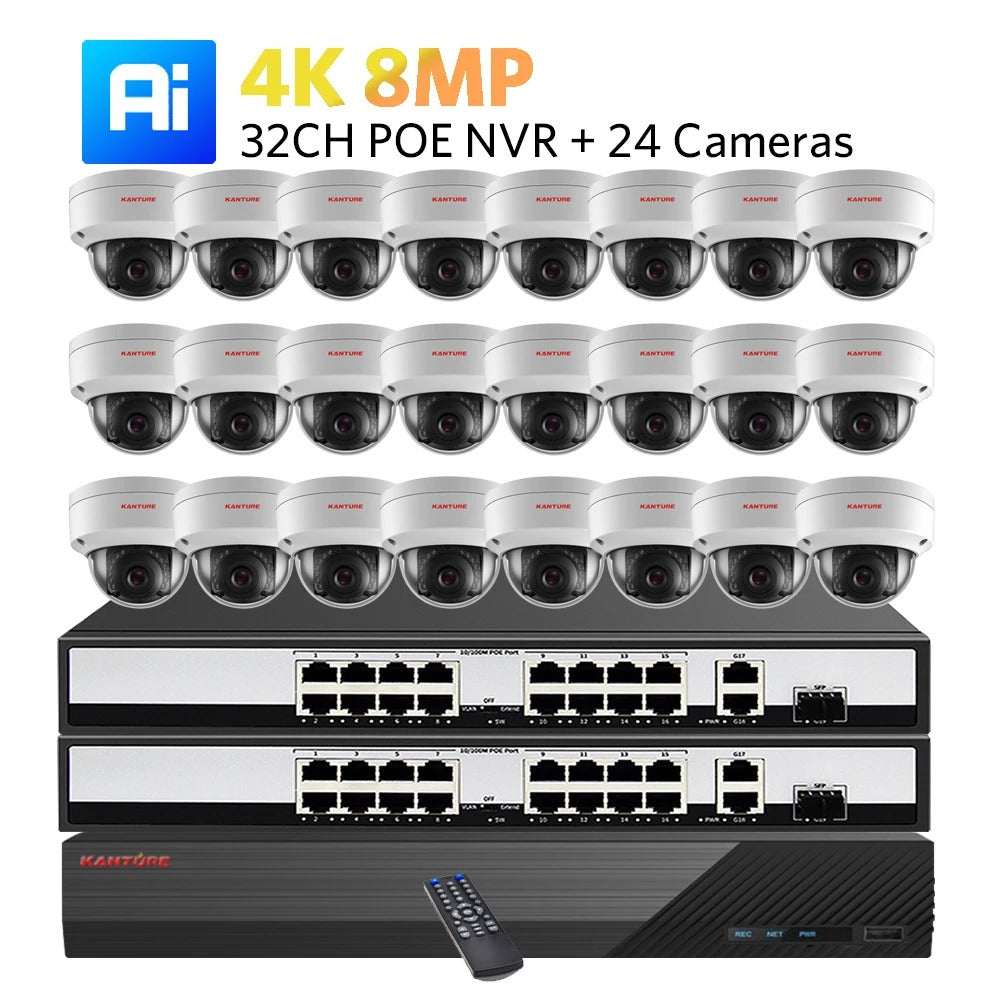 Kanture NovaGuard 4K Ultra AI Surveillance System