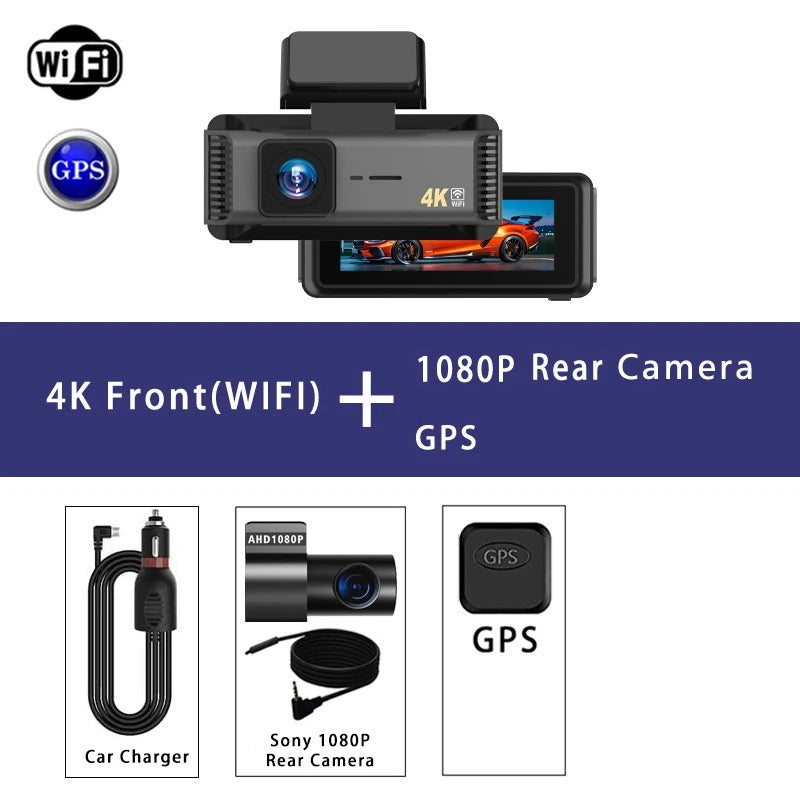 DriveGuard Ultra 4K Smart Dash Cam