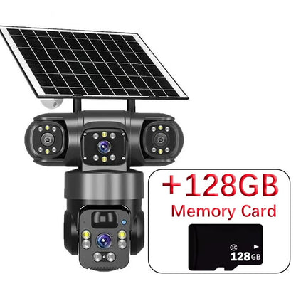 TriGuard SolarVision 8K AI Security Camera