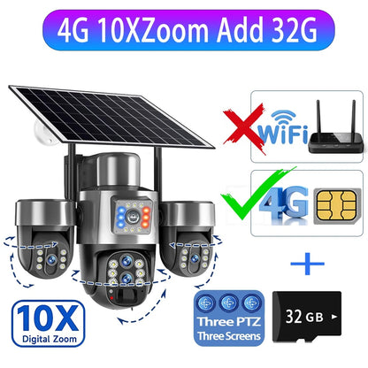 SentinelX 6K TriVision Smart Security Camera