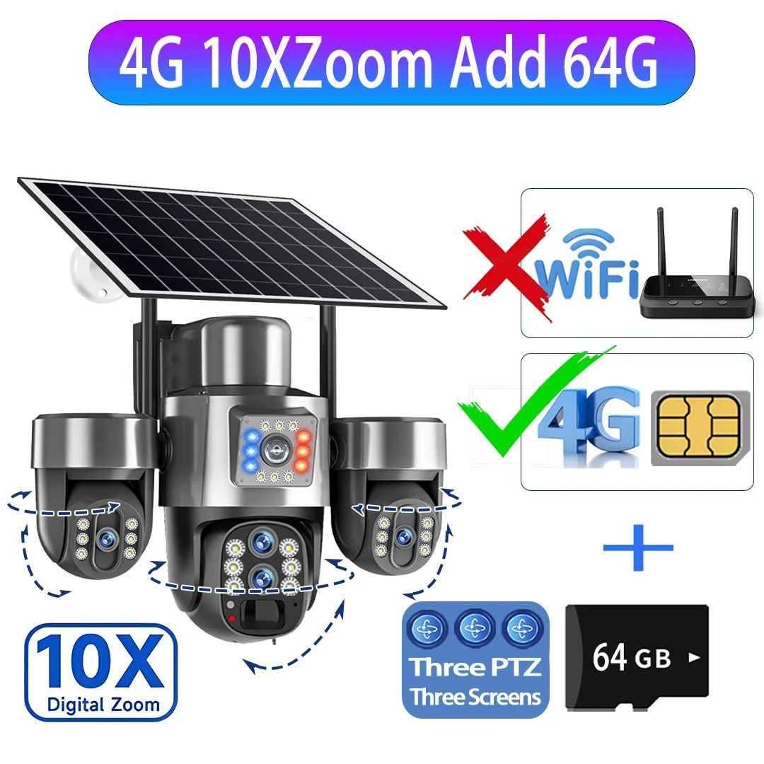 SentinelX 6K TriVision Smart Security Camera