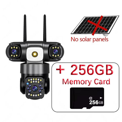 TriGuard SolarVision 8K AI Security Camera