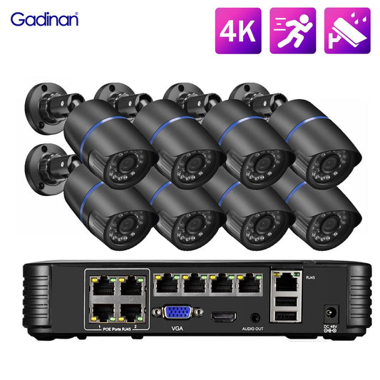 entraGuard AI 8MP Smart Surveillance System