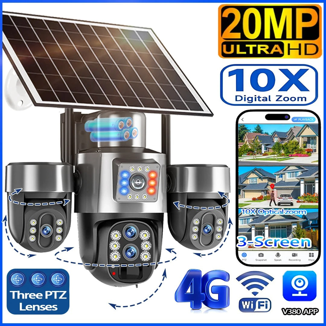 SentinelX 6K TriVision Smart Security Camera
