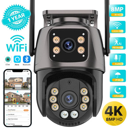 AegisVision™ 8MP DualSight AI Security Camera