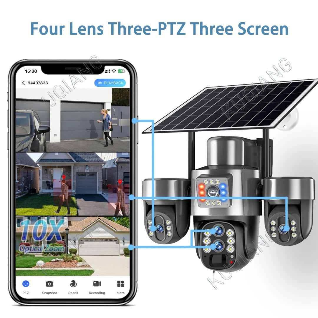 SentinelX 6K TriVision Smart Security Camera