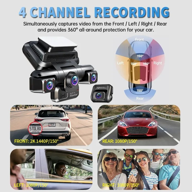 AeroGuard 360 Pro 4K Smart DashCam