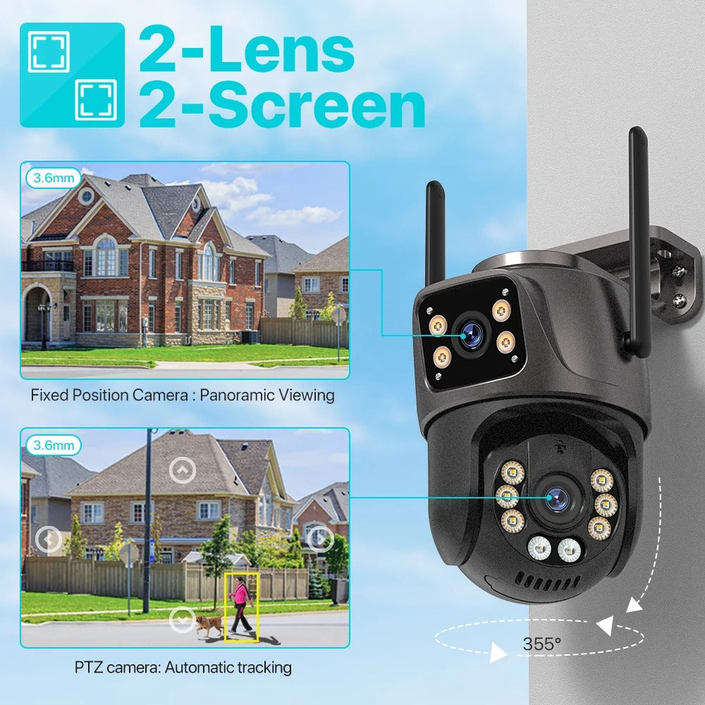 AegisVision™ 8MP DualSight AI Security Camera