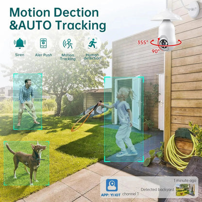 HaloSight DuoBeam™ Smart Bulb Camera