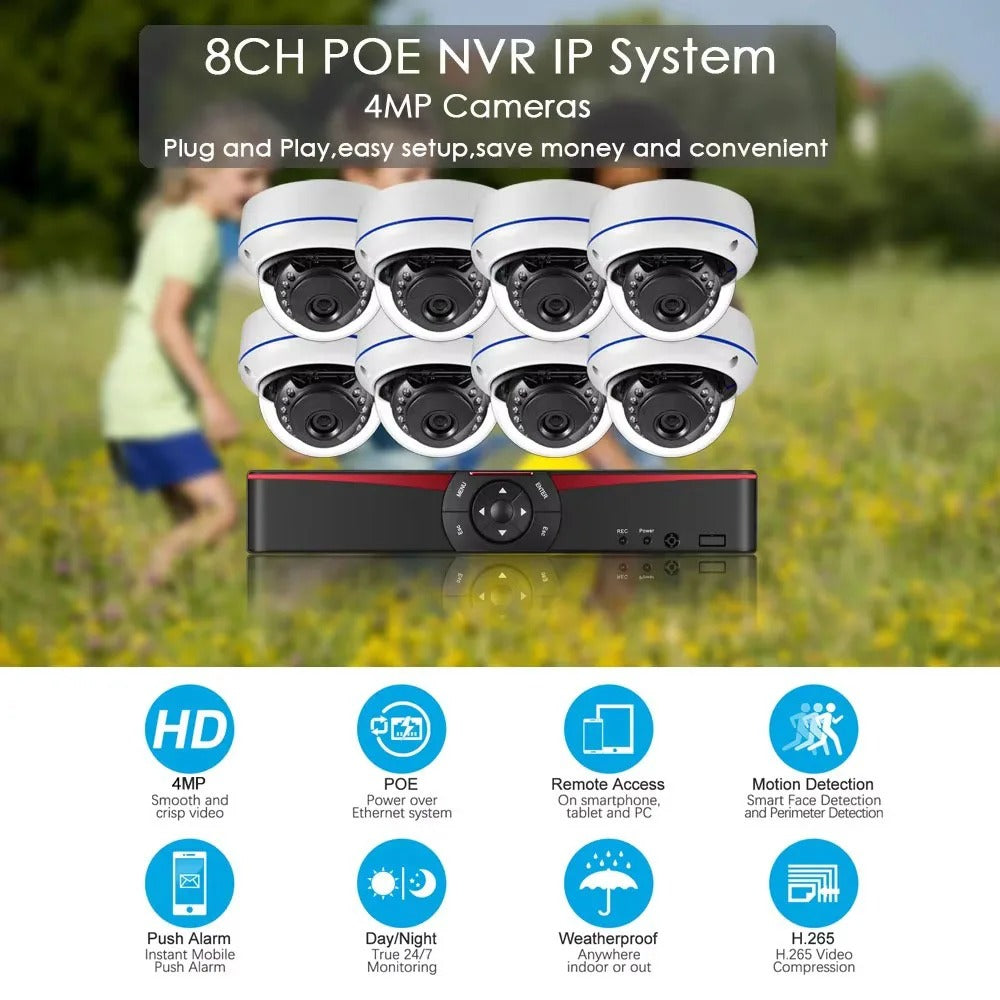 AegisView 4MP SmartGuard PoE Security System