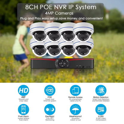 AegisView 4MP SmartGuard PoE Security System