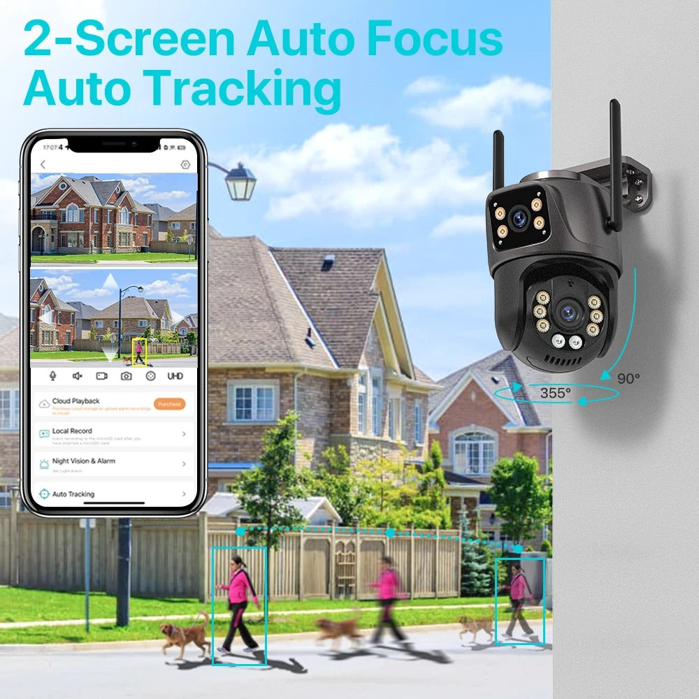 AegisVision™ 8MP DualSight AI Security Camera