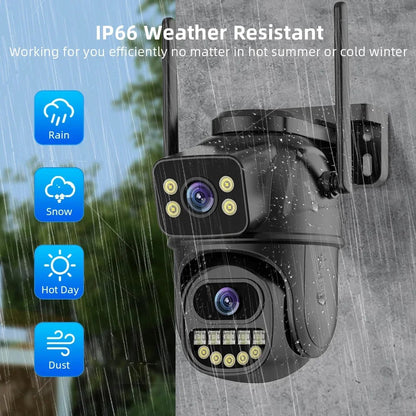 AegisVision™ 8MP Dual-Lens SmartGuard PTZ Camera
