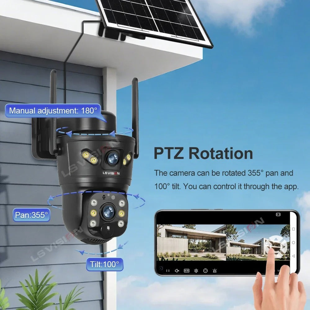 SolarGuard Vision Pro 4K DualShield Camera