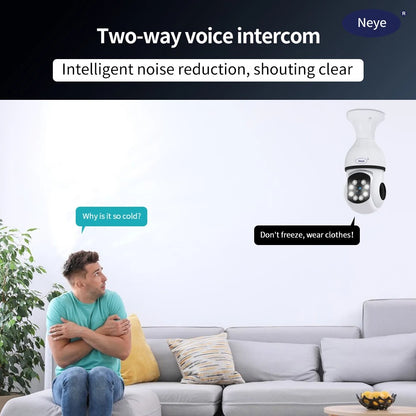 LumaGuard 360 AI Bulb Cam