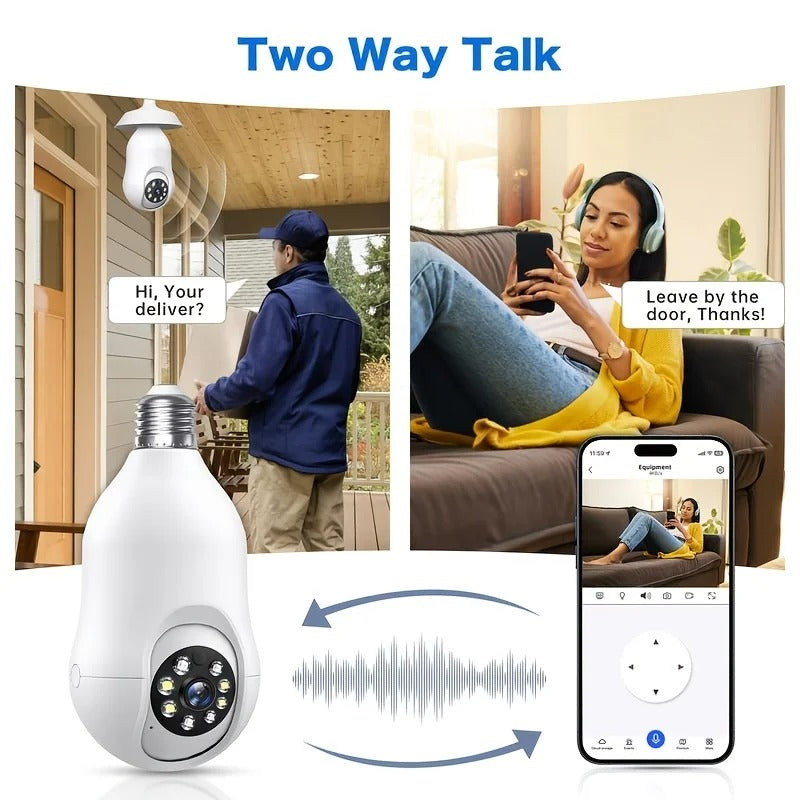 HaloSight DuoBeam™ Smart Bulb Camera