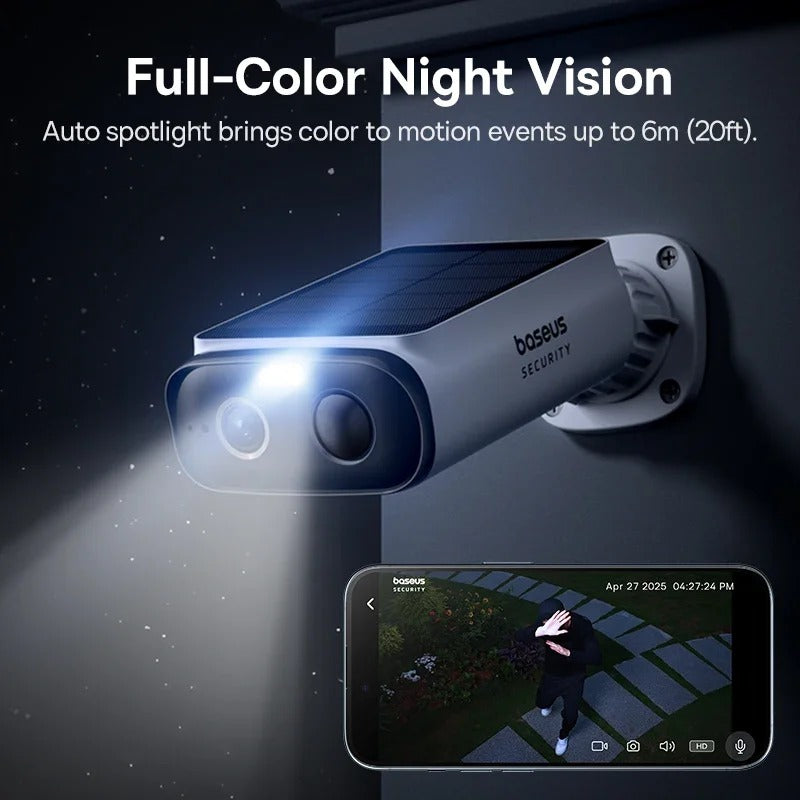 SolarGuard S1 Lite – Wireless 2K Smart Security Camera