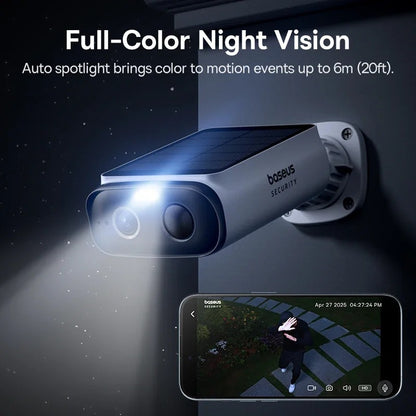 SolarGuard S1 Lite – Wireless 2K Smart Security Camera
