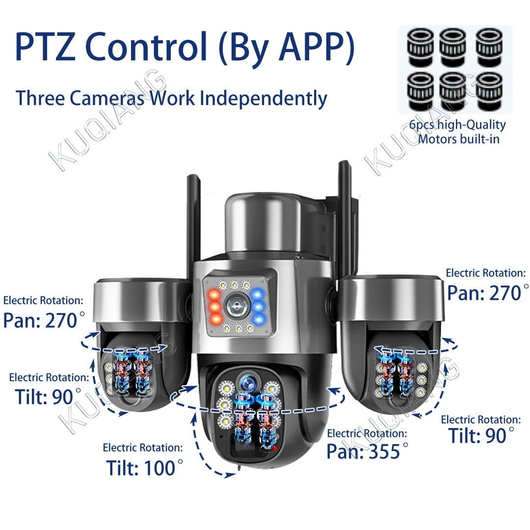 SentinelX 6K TriVision Smart Security Camera