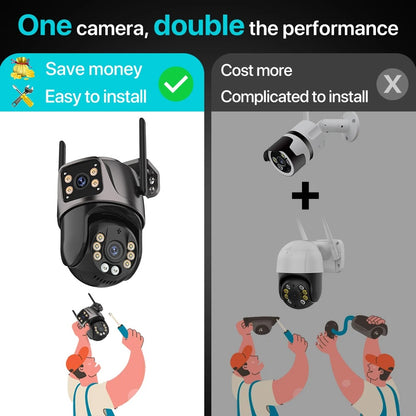 AegisVision™ 8MP DualSight AI Security Camera