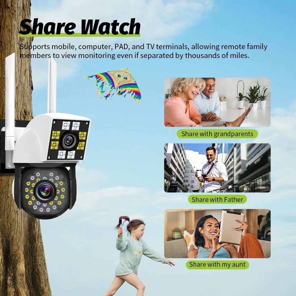 NexaVision Duo 4K™ Smart Security Camera