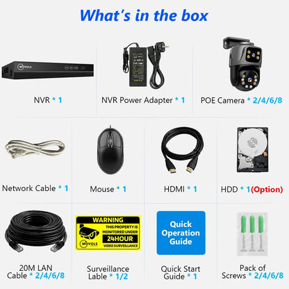 Vigilix DualSight Pro 6MP POE Security System