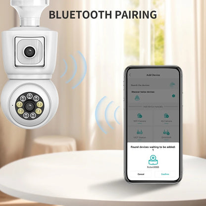 LumiGuard DuoView™ Smart Bulb Camera
