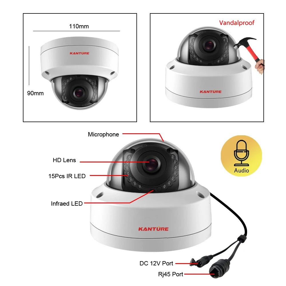 Kanture NovaGuard 4K Ultra AI Surveillance System