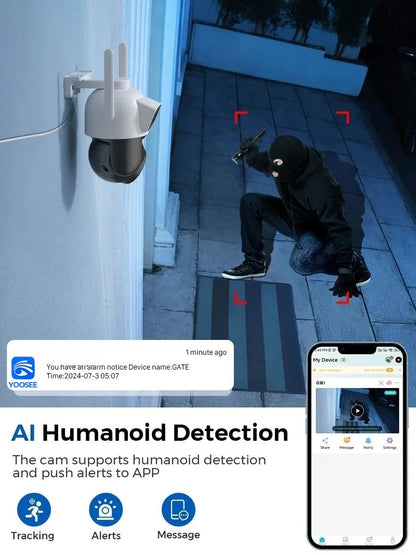 VigilX Pro Dual Lens 4K Smart Security Camera