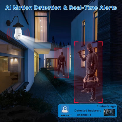 HaloSight DuoBeam™ Smart Bulb Camera