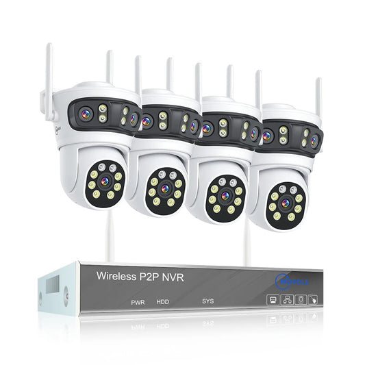 Movols TriGuard AI 6MP 3-Lens Smart PTZ Security System