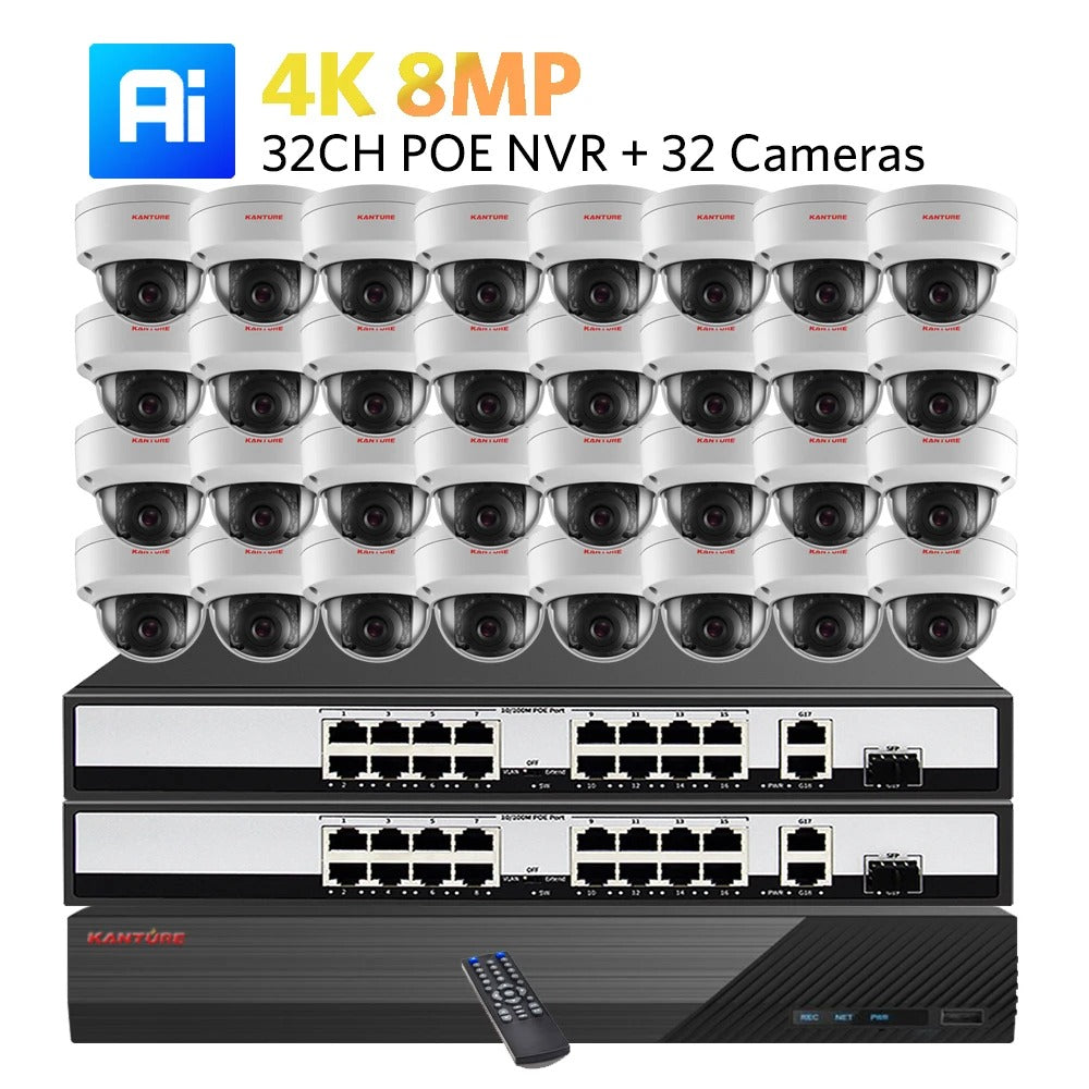 Kanture NovaGuard 4K Ultra AI Surveillance System