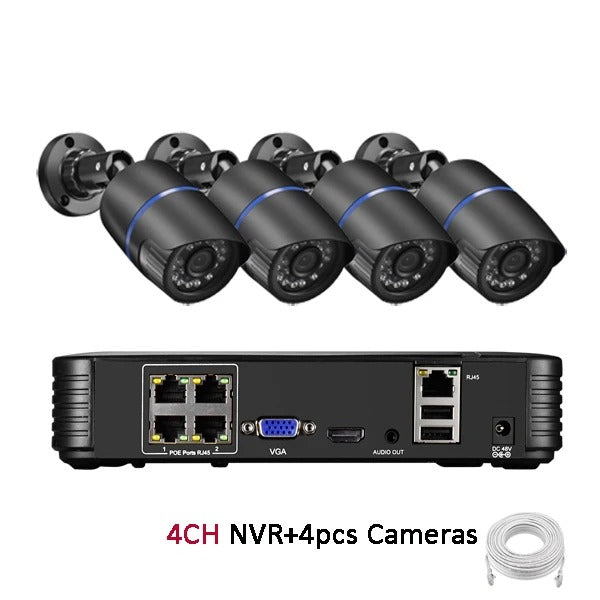 entraGuard AI 8MP Smart Surveillance System